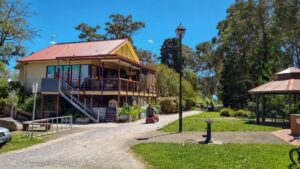 The Mt Evelyn Community House blends right in at the station precinct [2021]