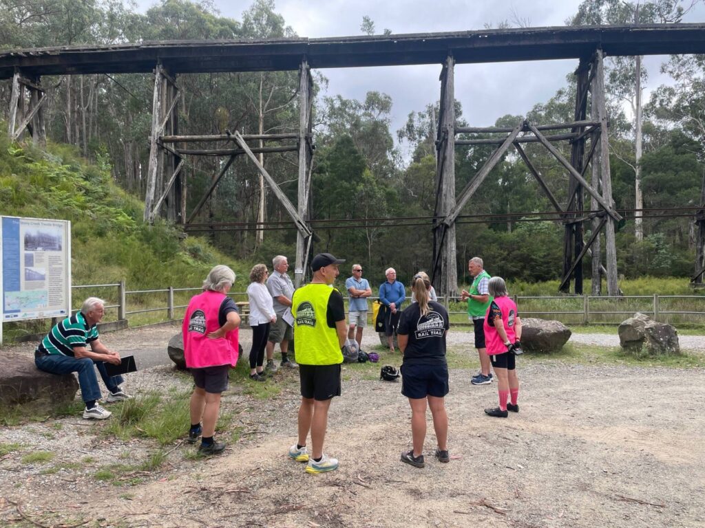 Consider making a tax deductible donation to Rail Trails Australia