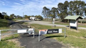 Trail hub with interpretive sign 2km from Traralgon off Burnets Rd [2025]