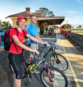 At Stratford you can catch a V/Line train to Traralgon [GPRT CoM 2014]
