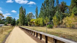 Loch Station has beautiful surroundings for the local market in summer [2022]