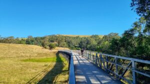The second of the bridges crosses the Tarwin River West Branch [2022]