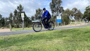 Yarram Tarra Trail Reserve is reached before the station building [2025]