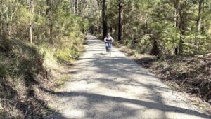 The trail width and surface have been substantially improved [2025]