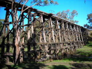 Mollison Ck Bridge at Pyalong would be a feature [Garry Long, 2011]