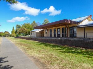 Beechworth Railway Station gets a lot of foot traffic from visitors [2021]