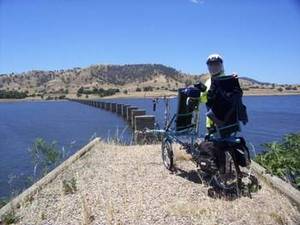 Progress on Sandy Creek Bridge, High Country Rail Trail (Vic)
