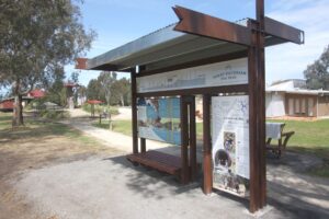 This interpretive sign at Mansfield is one of four at key entry points [2017]