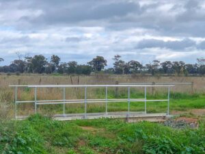 One of the small bridges on the rail trail over irrigation channels [2022]