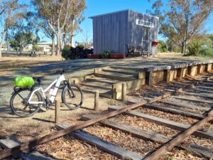 The recreated station site near the Girgarre trailhead [2025]
