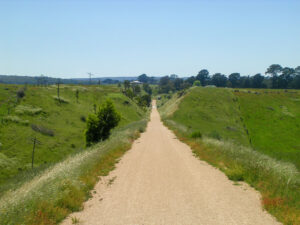 Approaching Nimmons Bridge, heading towards Ballarat [2009]