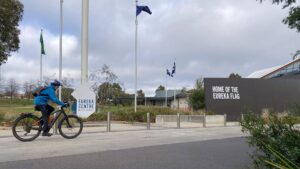 Eureka Centre marks start of a redeveloped section of the rail corridor [2024]