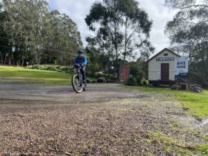 The Timboon Railway Station office awaits its next customer [2023]