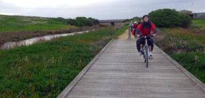 Following the Merri River, you have to navigate this boardwalk [Steve Bennett 2015]
