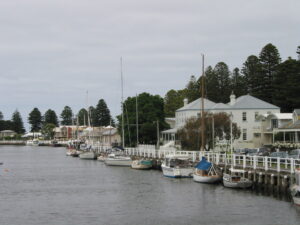 Cool vibes and water views to go with your cabin cruiser in Port Fairy