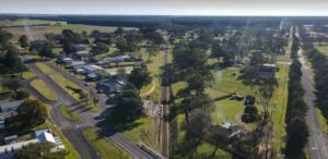 Aerial view of the Dartmoor Rail Trail [2021]