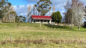 Lyonville Station is private home but part of the platform remains [2024]