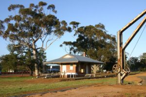 The well preserved Collie station in 2006 is still the same in 2021
